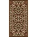 Concord Global 6 ft. 7 in. x 9 ft. 3 in. Chester Flora - Brown 97386